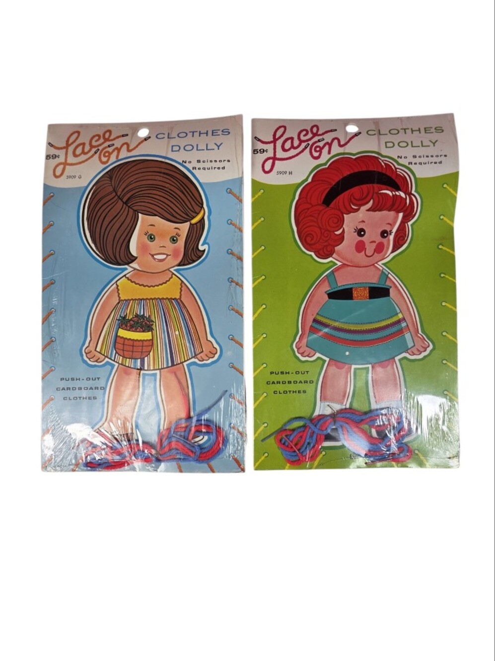 1975 Lace On Clothes Dolly Paper Doll Samuel Lowe Company Bundle